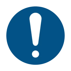 Panneau d'obligation ISO 7010 M001 – signalétique d'obligation à Sierre dans le canton du Valais (Suisse)