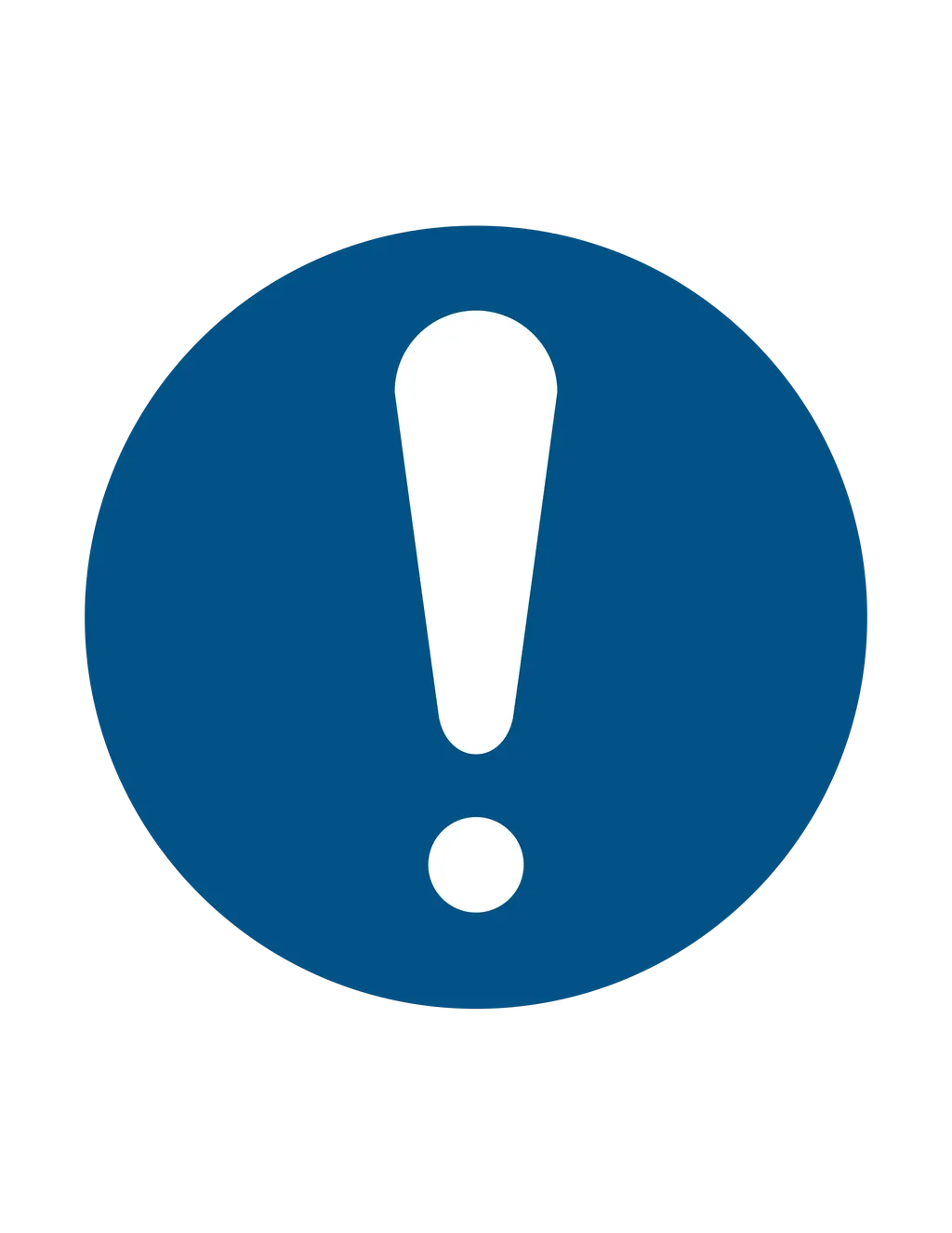 Panneau d'obligation ISO 7010 M001 – signalétique d'obligation à Sierre dans le canton du Valais (Suisse)