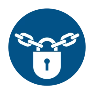 Panneau d'obligation ISO 7010 M028 garder verrouille obligatoire – signalisation des consignes dans notre atelier en Valais