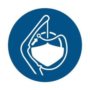 Panneau d'obligation ISO 7010 M045 lacher les cordes obligatoire – signalétique règlementaire en Suisse romande